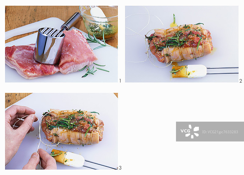 准备烤乳猪图片素材