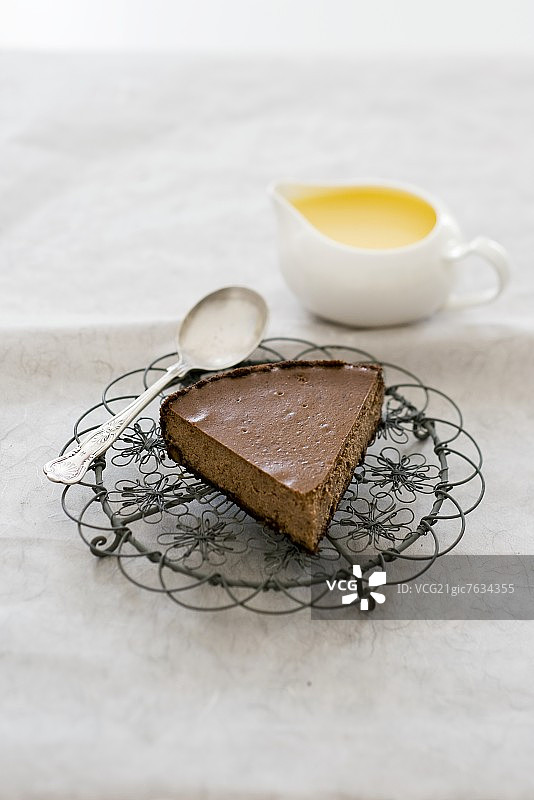 巧克力芝士蛋糕图片素材