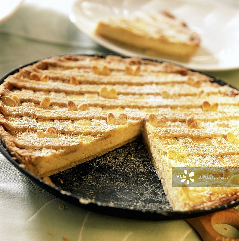 杏仁馅饼，意大利普利亚图片素材