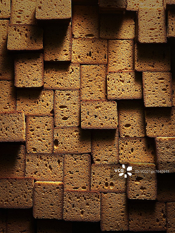 法式蜂蜜香料蛋糕（充满整个屏幕）图片素材