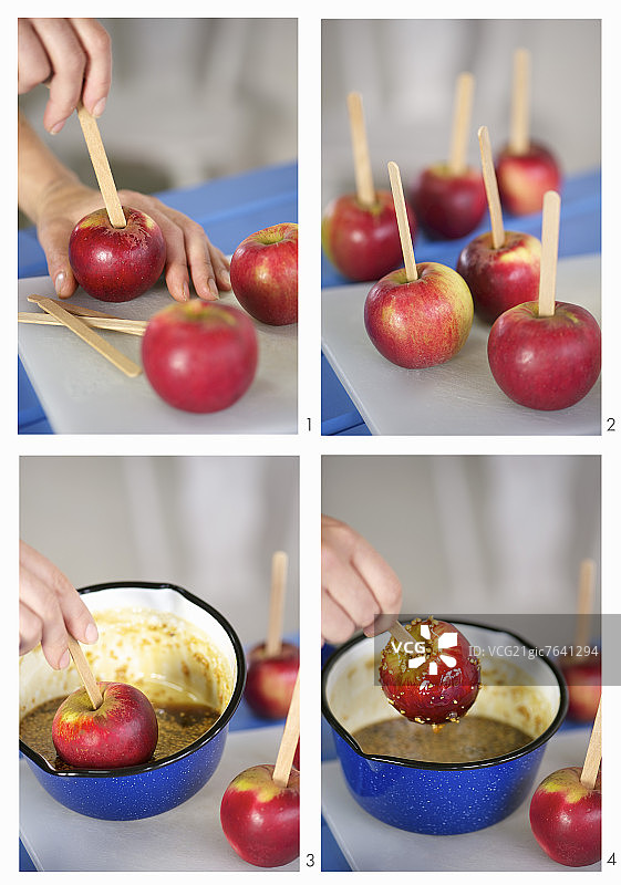 制作太妃糖苹果图片素材