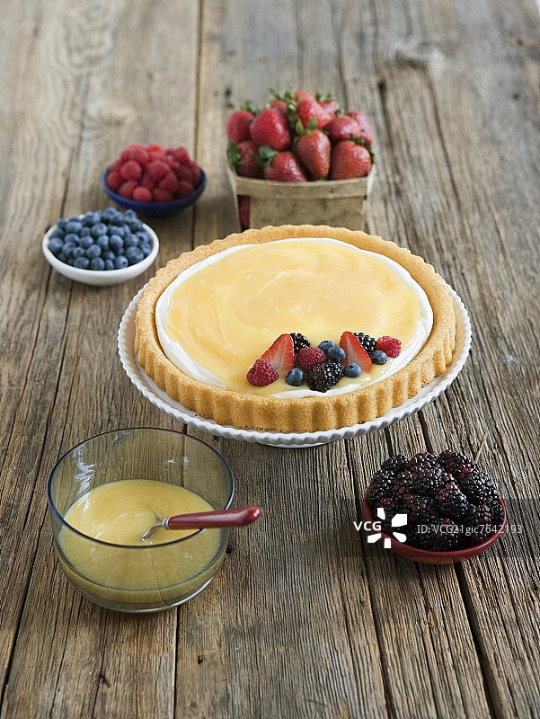 浆果馅饼图片素材