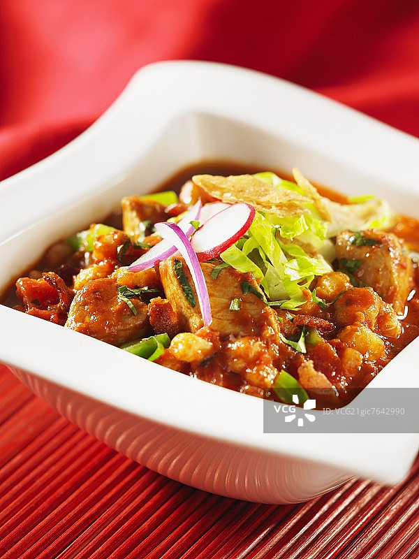 墨西哥猪肉炖汤图片素材