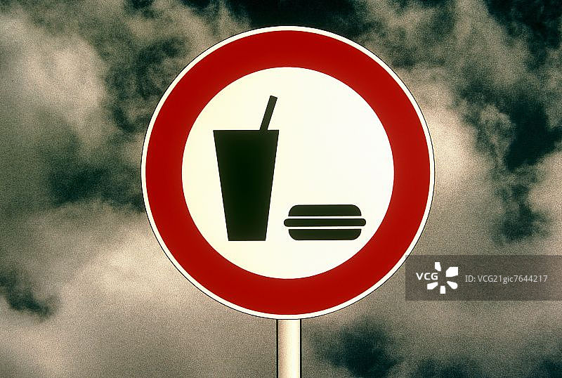 快餐店高速公路标志图片素材