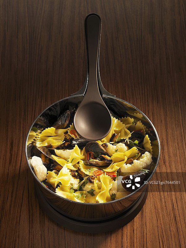 海鲜法夫勒意大利面图片素材