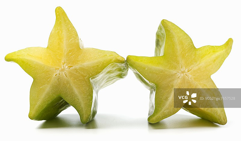 两片杨桃图片素材