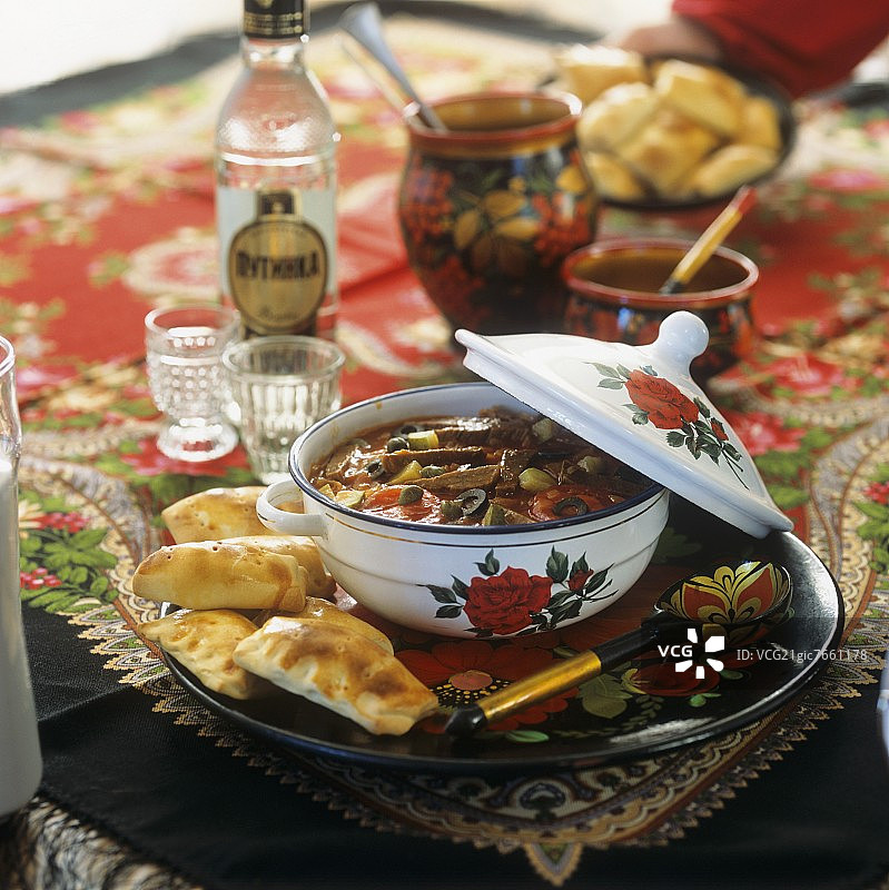 饺子炖牛肉（俄罗斯）图片素材
