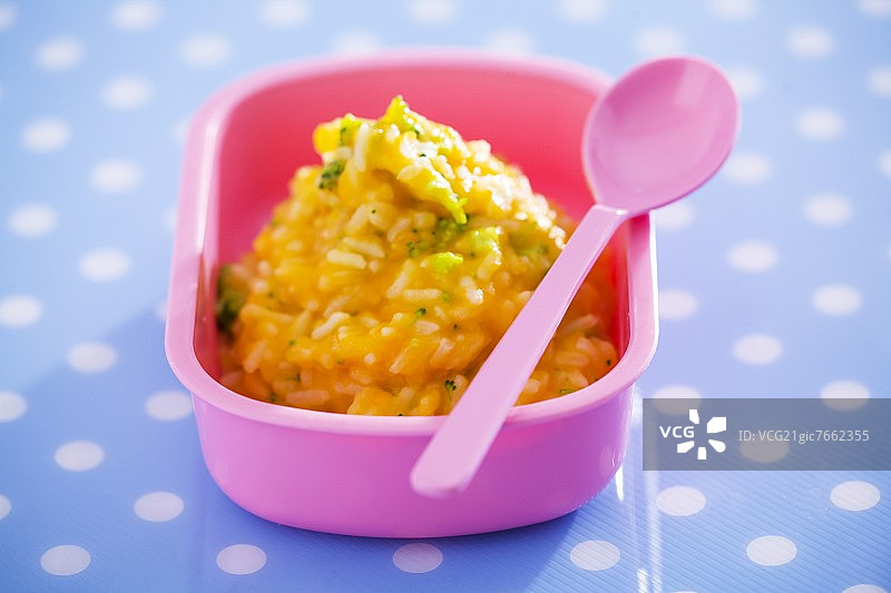 胡萝卜西兰花米糊（婴儿食品）图片素材