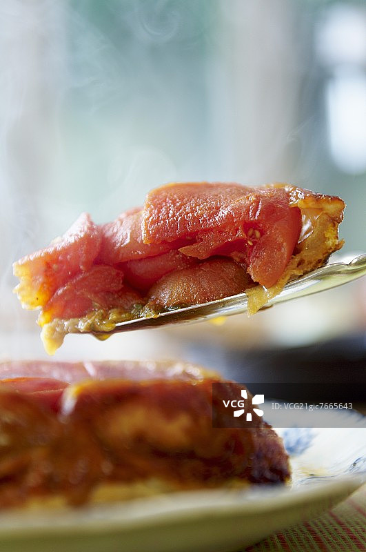 番茄焦糖苹果塔图片素材