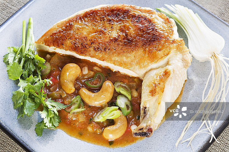 腰果辣酱鸡肉（泰国）图片素材