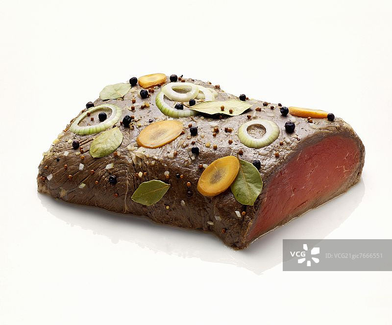 生腌牛肉图片素材