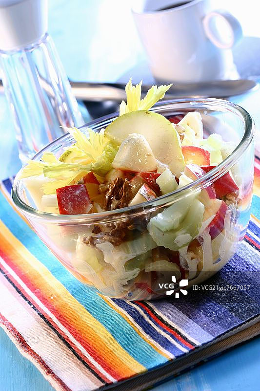 华尔道夫沙拉图片素材