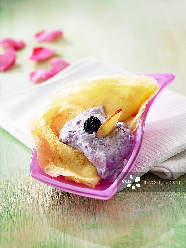 黑莓夸克可丽饼图片素材