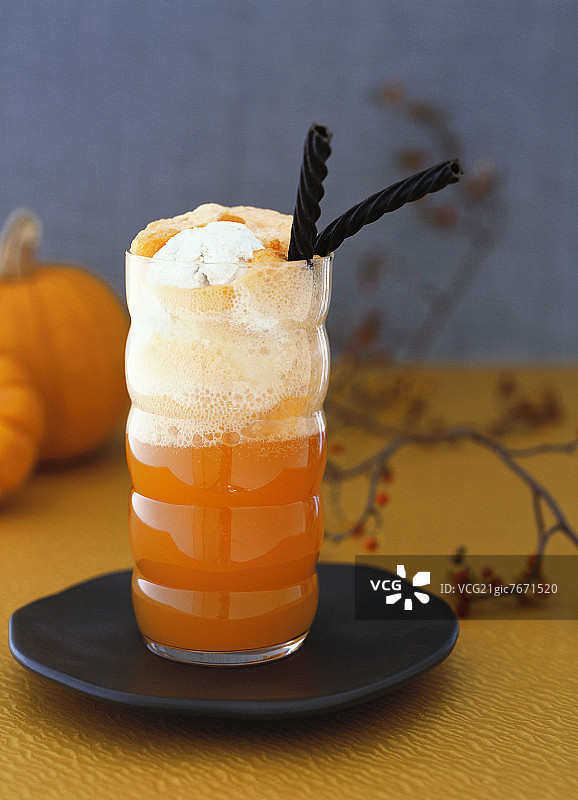 橙色苏打饮料图片素材