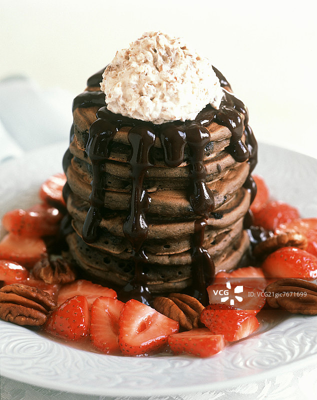 巧克力曲奇可可叠图片素材