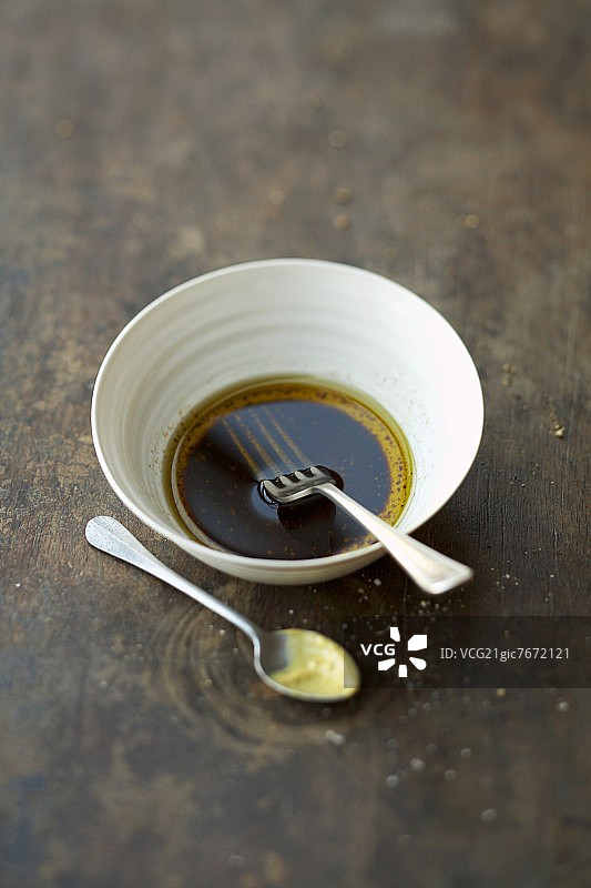 意大利黑醋油醋汁图片素材