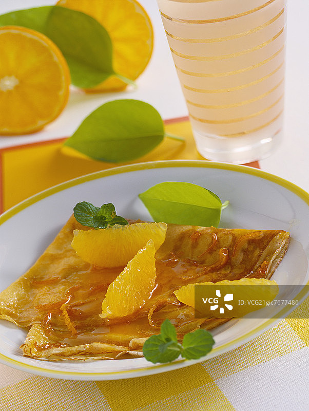 法式焦糖薄饼图片素材