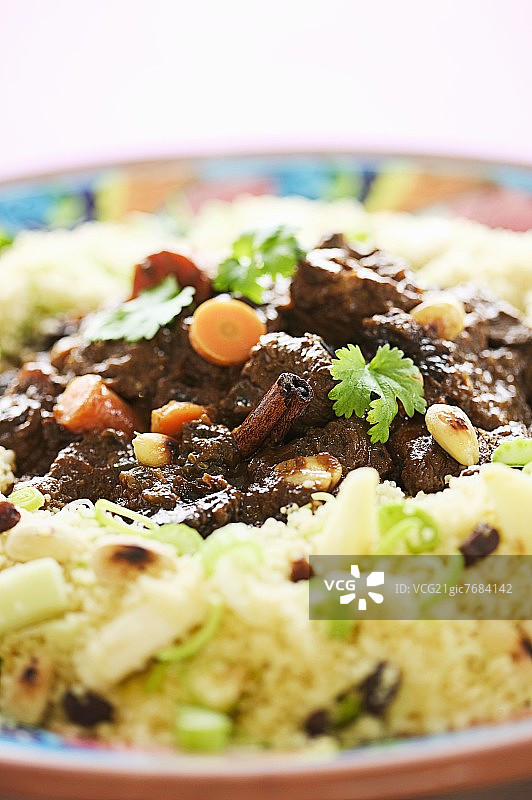 库斯库斯烩羊肉图片素材