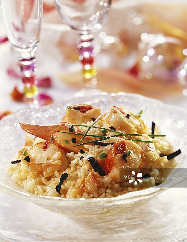 龙虾松露烩饭图片素材