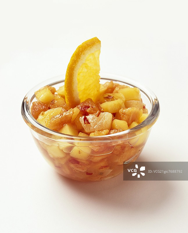 香辣水果沙拉图片素材