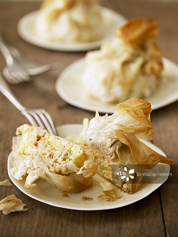 香辣土豆馅糕点图片素材