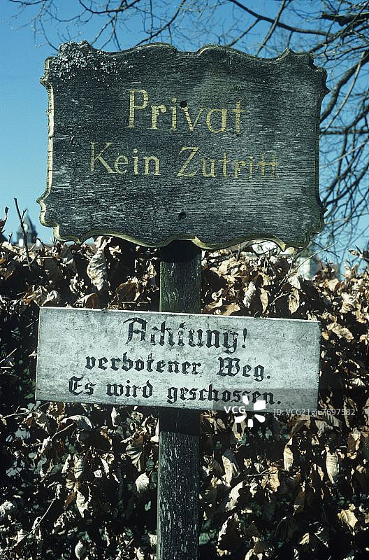 德国博登湖附近的标志图片素材