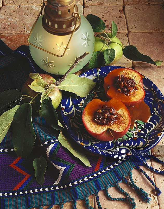 墨西哥烤苹果图片素材