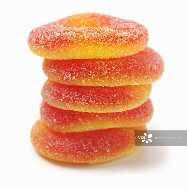 桃子软糖圈图片素材