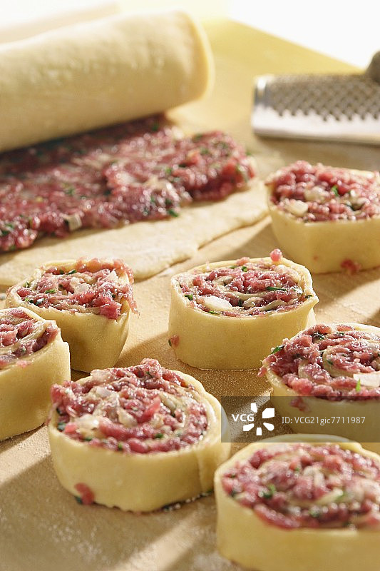 肉馅糕点风车图片素材