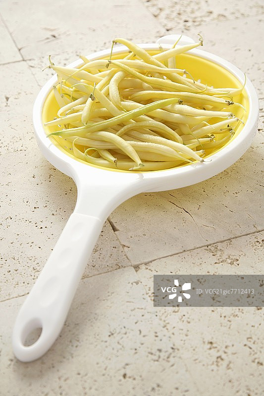 黄色的蜡豆图片素材