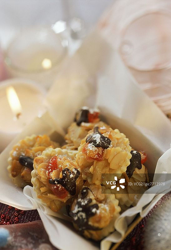 盒装佛罗伦萨饼干山图片素材