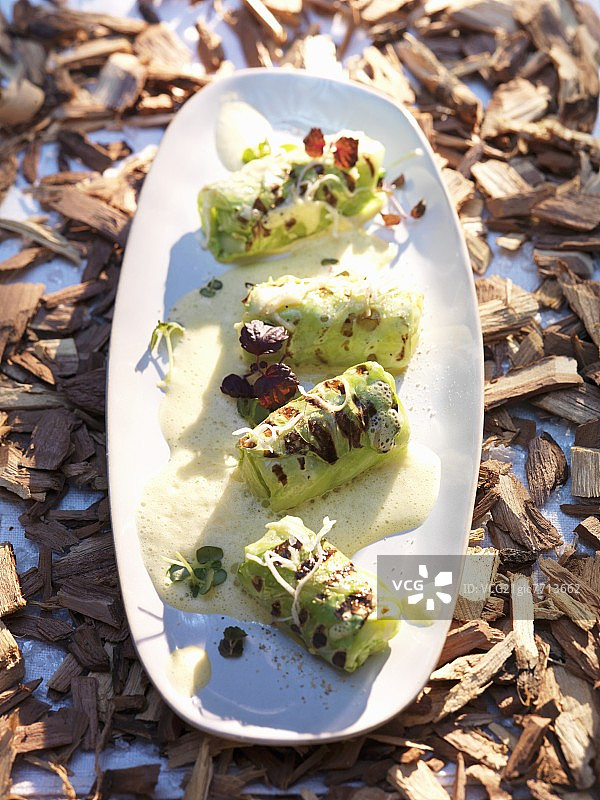 酿米卷心菜图片素材