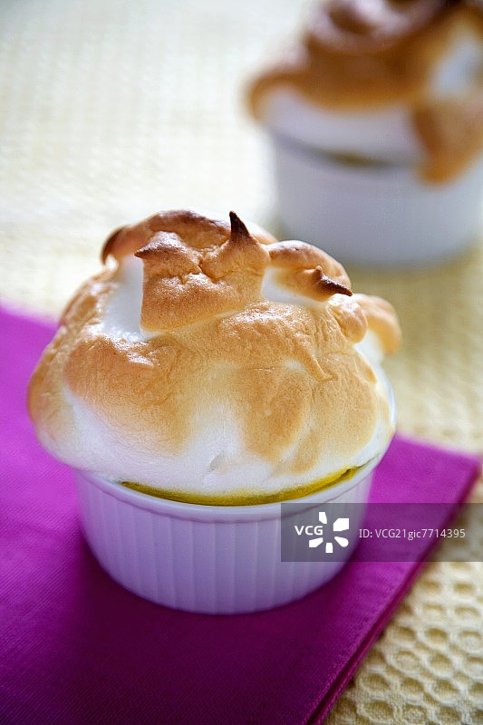 柠檬蛋白酥图片素材