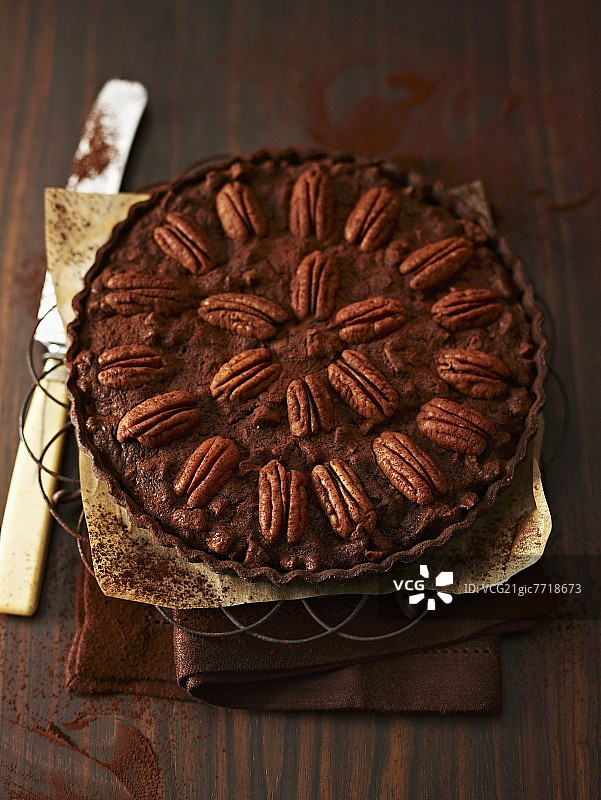 碧根果挞图片素材