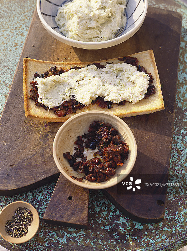 鳕鱼蓉（鳕鱼泥，普罗旺斯，法国）图片素材