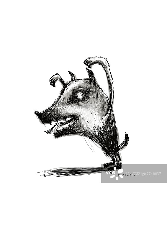 狗插画图片素材