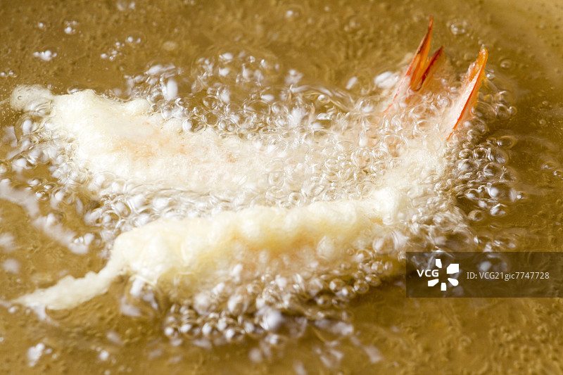 油炸虾图片素材