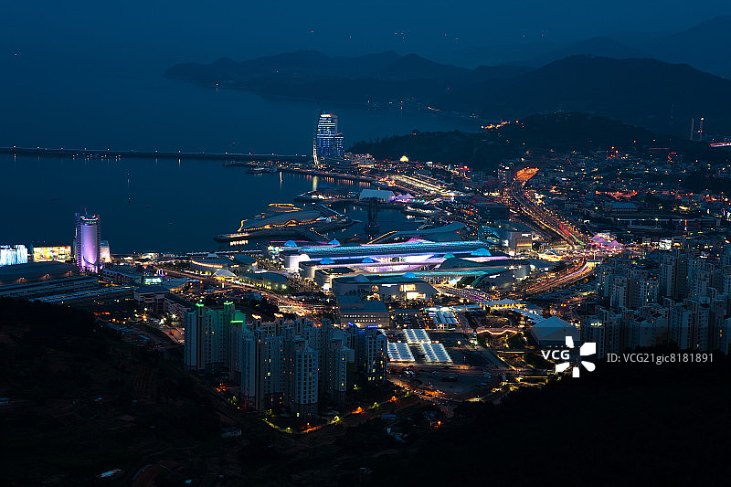 韩国丽水市南部风光图片素材