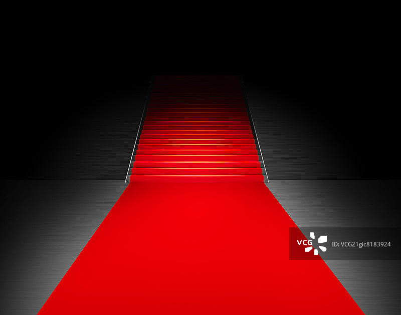 楼梯红地毯图片素材