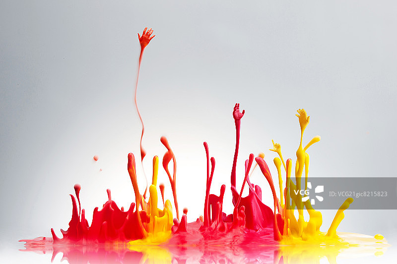 彩色涂料图片素材