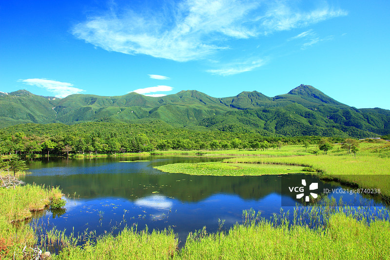 北海道知床半岛五湖图片素材