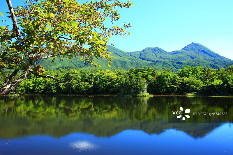 北海道知床半岛五湖图片素材