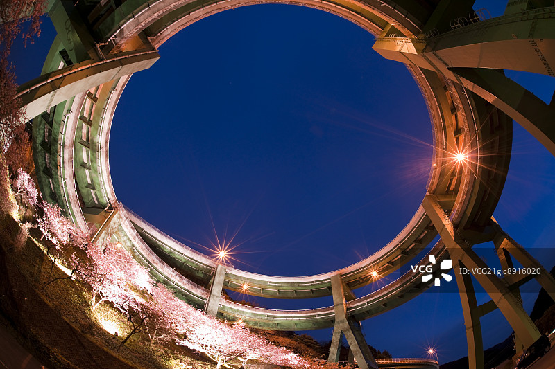 日本静冈县河津七泷环线桥图片素材