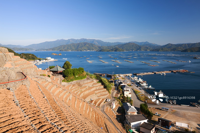 日本爱媛县宇和岛图片素材