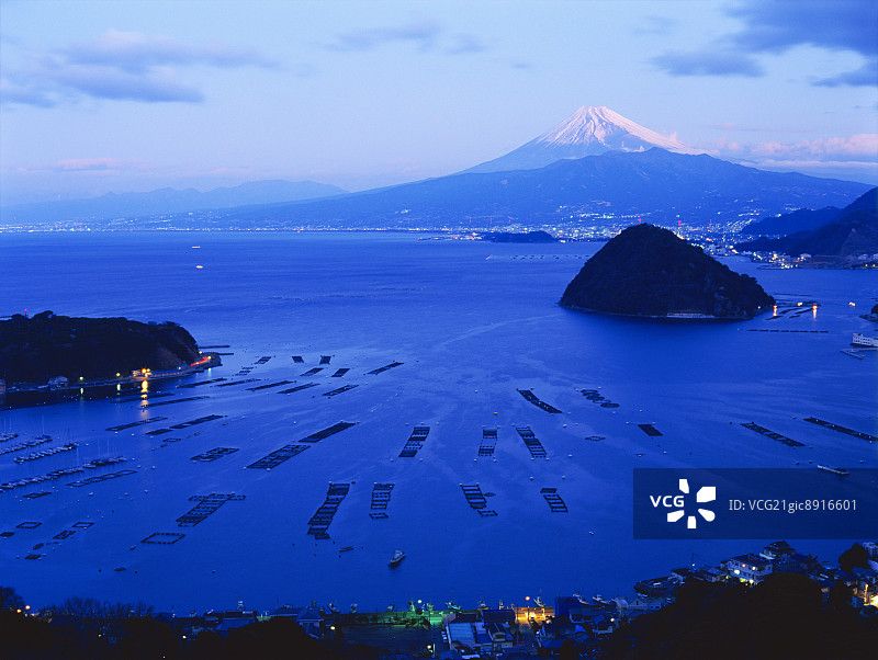 日本静冈县骏河湾图片素材