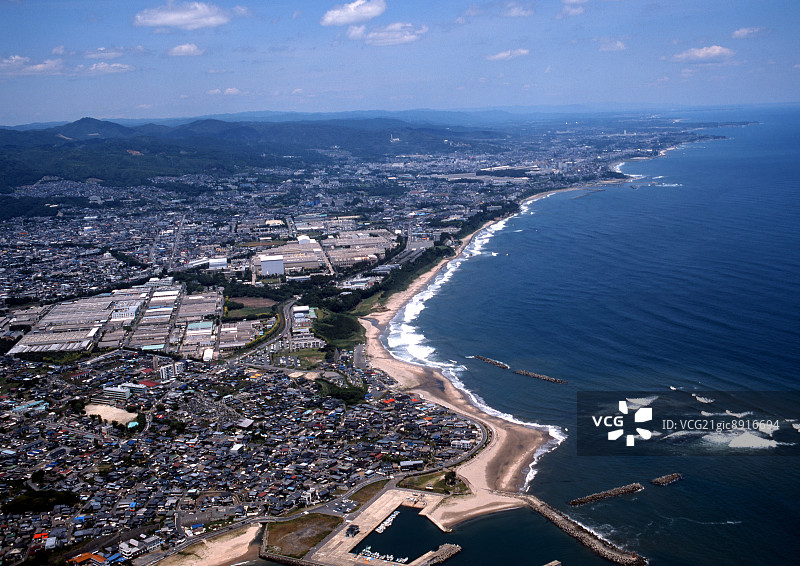 日本茨城县日立海岸线图片素材