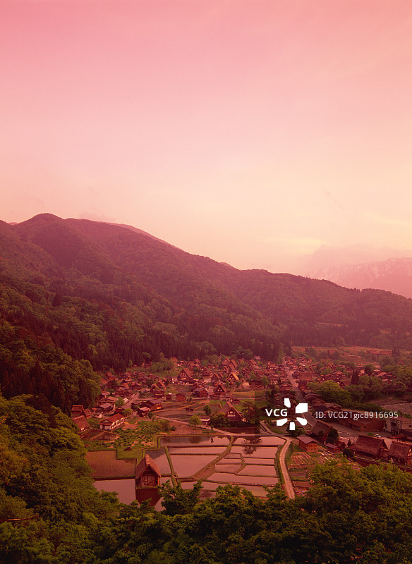 日本岐阜县白川图片素材