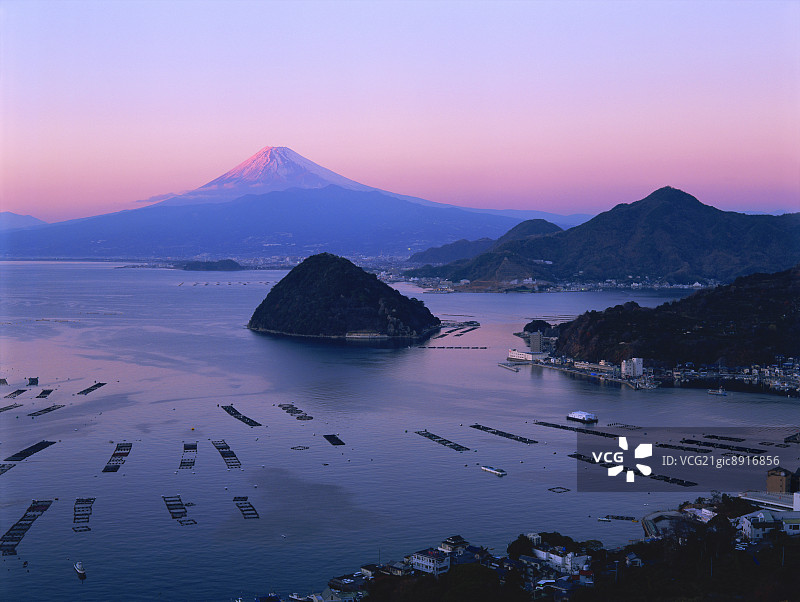 日本静冈县骏河湾图片素材