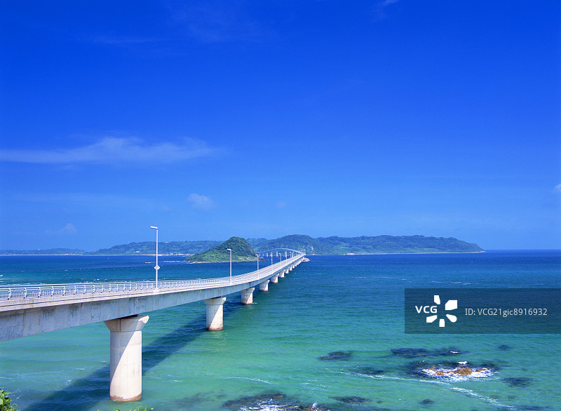 日本山口县角岛大桥图片素材