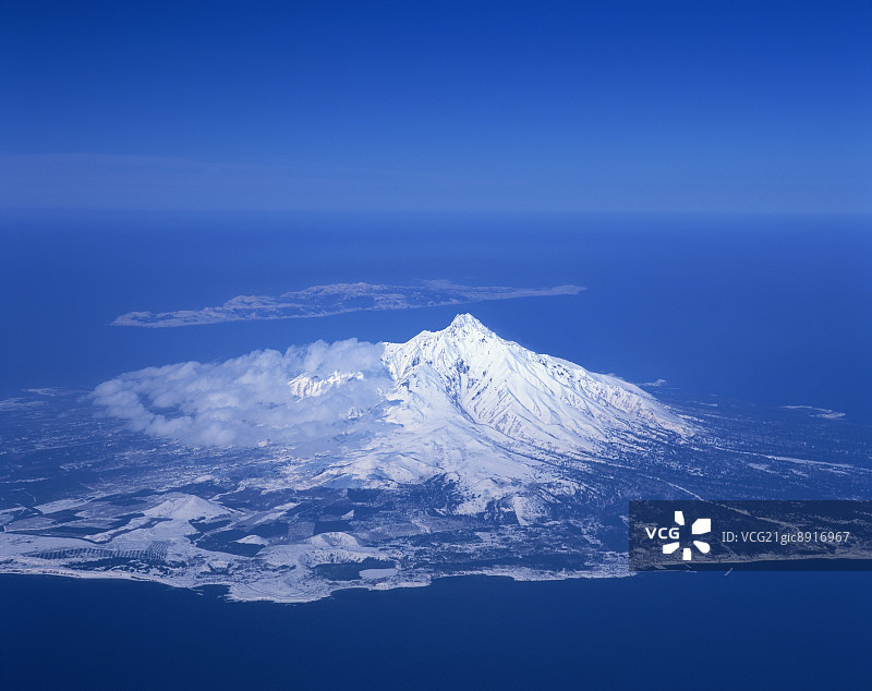 日本北海道利尻岛和礼文岛图片素材